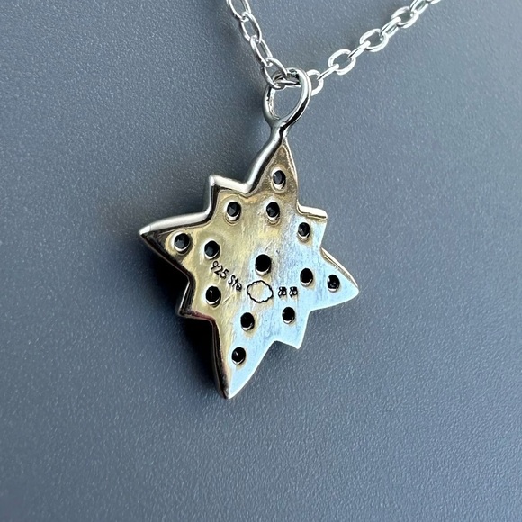 Sterling Silver Star Necklace - Picture 4 of 6